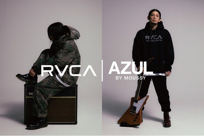 AZUL BY MOUSSY（アズール バイ マウジー）が「RVCA（ルー カ）」との冬のコラボレーションアイテムを12月8日(月)より発売開始！