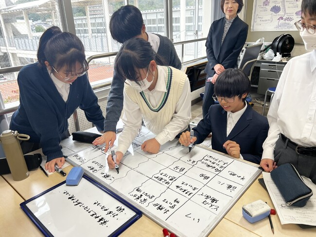 日本最適化栄養食協会　岡山大学附属中学校で最適化栄養食を活用した総合学習「食とウェルビーイングを考える」を実施