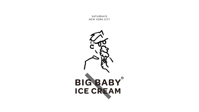 BIG BABY ICE CREAMとSaturdays NYC のコラボレーションメニュー＆アイテムがSaturdays NYC NEWoMan TAKANAWAにて限定発売