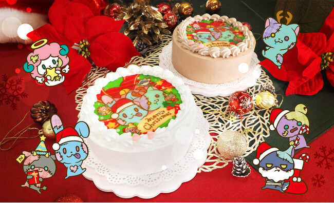 公式キャラクターケーキを扱うプリロールより、ぞんびーずのクリスマスケーキが発売！ご予約受付中！