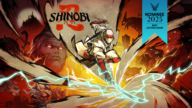 「The Game Awards 2025」Best Action Gameノミネート！『SHINOBI 復讐の斬撃』PS5(R) / PS4(R) / Xbox / Steam版が30%オフ！