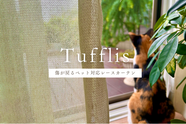 「傷が戻る」という新常識。ペットと心地よく暮らすレースカーテン新発売