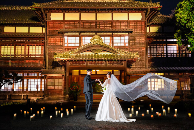 【いい夫婦の日】重要文化財『臨江閣』で叶える、美食と伝統美のフォトウェディング