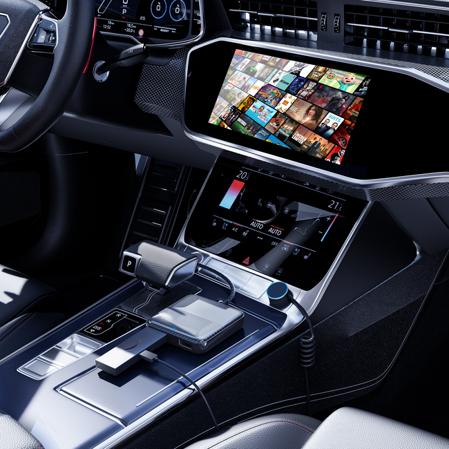 Fire TV Stick・ゲーム機・スマホ映像を車載ディスプレイで再生！HDMI入力＆ワイヤレスCarPlay対応「Car TV Mate Pro Max」Amazonブラックフライデーで20％オフ