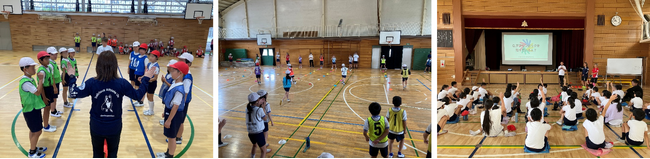 調布市内3つの小学校で「デフフットサル出前体験会」を実施