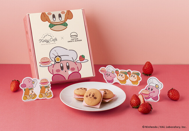 ふわふわ刺繡のカービィがかわいい！スクエアトートバッグセットが期間限定で新発売【カービィカフェ×キャプテンスイーツバーガー】