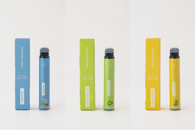 人気のCBDリキッドをより簡単・手軽に楽しめる「CBD＋CBG使い捨てベイプペン」が新発売！｜Naturecan