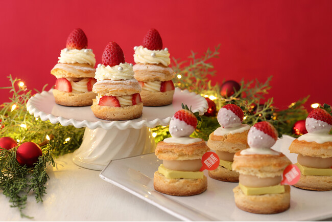 【BAKERS gonna BAKE】甘酸っぱい苺のスコーンサンドなど“クリスマス限定スコーン”や、パリパリチョコの新食感ミルクティー