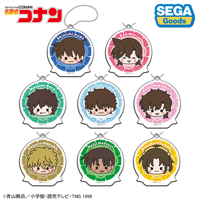 缶バッジに続きかわいいイラストのアクリルキーホルダーが発売決定！「名探偵コナン」セガ新作グッズ