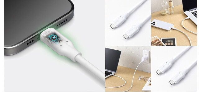 異常を検知して自動で電流を遮断！ブレーカー内蔵で充電時の不安を解消する、USBケーブル2タイプを新発売