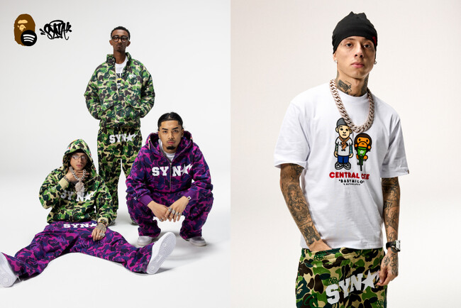 BAPE(R) X SPOTIFY X SYNA by Central Cee カプセルコレクション