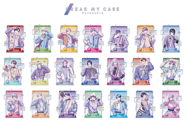 スマートフォン向けゲームアプリ『ブレイクマイケース』から、Aporiaスタッフ21名の描き下ろしイラスト使用商品が12月27日発売！　アニメイトではフェアやオンリーショップ、グラッテコラボなどを開催！