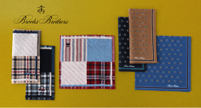 【新年の幸運を携えて】Brooks Brothersから、干支“午(うま)”をテーマにした馬蹄モチーフのハンカチ＆タオルハンカチが登場！