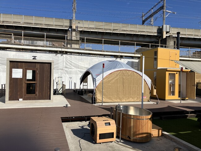 【JR大宮駅西口】サウナでととのうアウトドア施設「リトデポ」11月29日に開業へ　7種のサウナとkokolo sauna(R)の水風呂を楽しむ