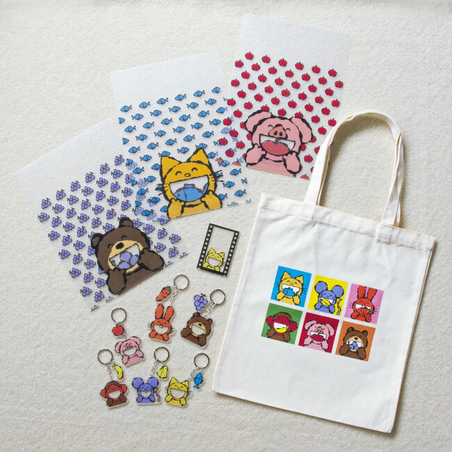 【第一弾は全6種】絵本『もぐ もぐ もぐ』が絵本ナビオリジナルグッズになりました！