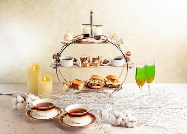 【明治記念館】“12/1～12/28・完全予約制 　ラウンジ／ダイニング「kinkei」で期間限定『Winter Afternoon Tea（7,500円・税サ込）』を開催！ ”