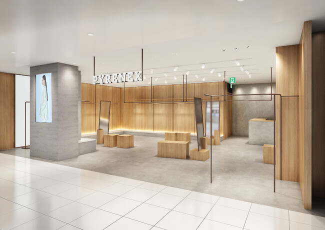 フランス発ダウンブランド「PYRENEX（ピレネックス）」が、新店舗「PYRENEX MARUNOUCHI」を12月6日、丸ビルにオープン