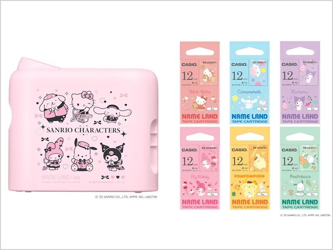 サンリオキャラクターのラベルが作れるラベルプリンター