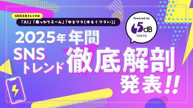 「AIと結婚する時代」はもう始まっている？ XとTikTokの40億投稿から読み解く“人とAIの関係性” ― 65dB TOKYOが「2025年SNSトレンド徹底解剖」レポートを公開