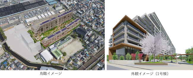ジェイアール東日本都市開発×東急不動産の共同プロジェクト第二弾「ブランズシティ船橋ビアレ」開発 738戸の大規模分譲マンション1期着工