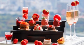 ヌン活女子必見!絶景×いちご×スイーツの至福体験 地上264mで味わう冬限定ストロベリーアフタヌーンティーが登場【デザートレストラン「OPERA」】 ヌン活女子必見!絶景×いちご×スイーツの至福体験 地上264mで味わう冬限定ストロベリーアフタヌーンティーが登場【デザートレストラン「OPERA」】