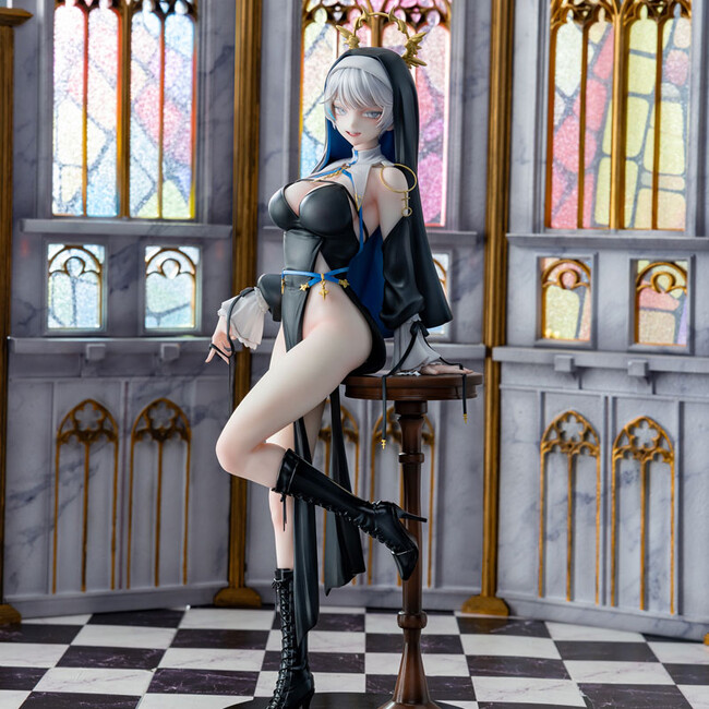 『シスター アナスタシア illustration by お久しぶり』フィギュアが、豪華版と通常版で登場。あみあみにて予約受付中。