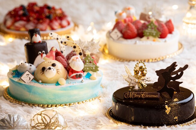 【ANAクラウンプラザホテル福岡】人気水族館とのコラボケーキを含む4種のクリスマスケーキが登場「2025クリスマスケーキ」予約受付中！