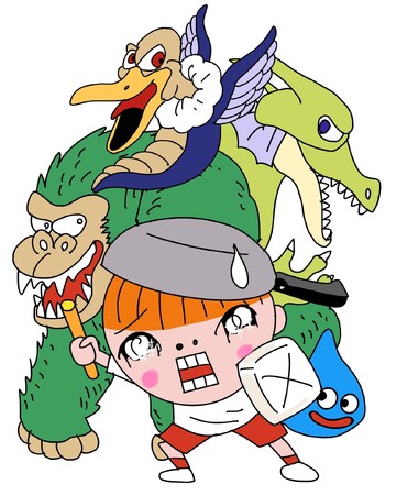 “ドラゴンクエスト” × しりあがり寿　異色のコラボ漫画誕生！　11/28(金) 発売『てれびくん 1月号』にて連載開始！！