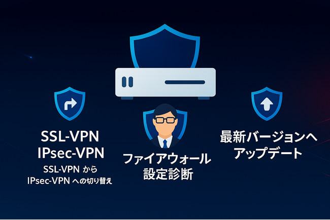 FortiGateのSSL-VPN廃止を受け、セキュアヴェイルがFortiGateのセキュリティ設定最適化サービスを期間限定で提供