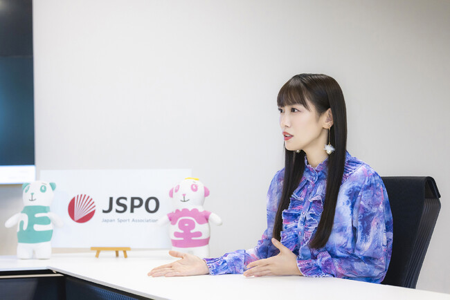 ももいろクローバーZの高城れにさんが公認スポーツコーチングリーダー資格の取得に向けてJSPOを表敬訪問されました！
