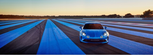アルピーヌ日本オリジナル限定車A110 BLEU ALPINE EDITIONの受注を開始