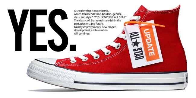 約四半世紀ぶりにリニューアルした、“ALL STAR”に新色のレッドとネイビーが仲間入り