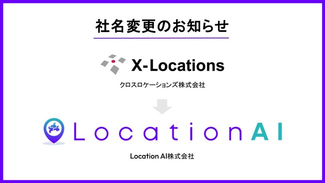 【新CI発表】2026年1月1日より社名を「Location AI株式会社（ロケーションエーアイ株式会社）」へ変更