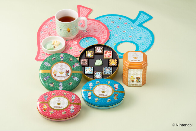 キャラクターと共に想いを伝えるバレンタインコレクション　「ゴディバ meets どうぶつの森 」コレクション