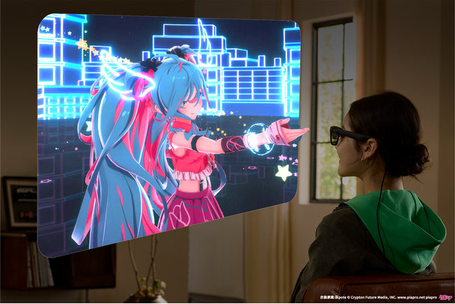 XR Kaigi XREALブースでスペーシャルディスク・ホロモデルを展示