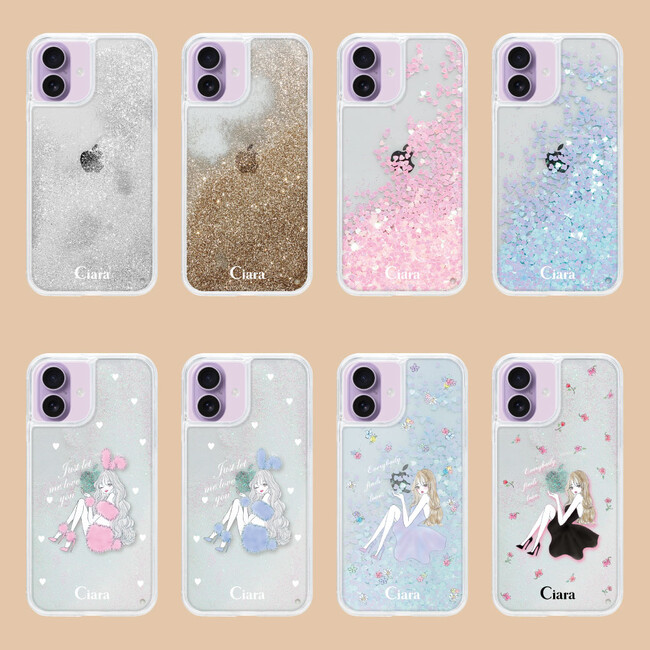 【iPhone17ケース・カバー】ブランド定番人気のグリッターオイルクリアケース対応開始
