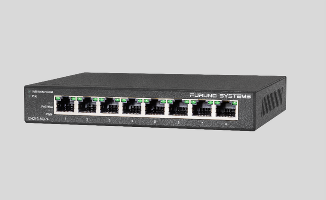 フルノシステムズ 、設定・管理不要のノンインテリジェントスイッチ PoE対応 「CH210-8GP+」 を2026年2月発売