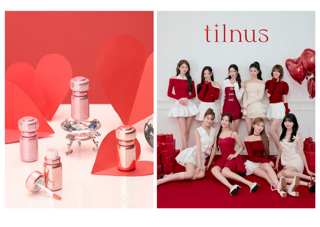 日韓共同開発コスメブランド「tilnus」からパールがきらめくぷっくり※唇を演出するホリデー限定の“温感プランパー”が新登場！イメージモデル・NiziUのクリスマスムードあふれる新ビジュアルも公開！