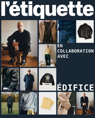 【L’ETIQUETTE × EDIFICE Collaboration】パリのメンズファッションマガジン