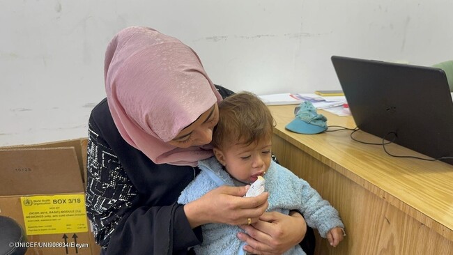 ガザ地区の子ども　5歳未満の9,300人が急性栄養不良　ユニセフ、迅速かつ制限なき物資搬入を訴え 【プレスリリース】