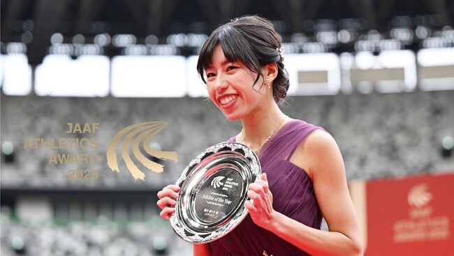 【日本陸連 アスレティックス・アワード2025】東京世界陸上銅メダリストの藤井菜々子が女子競歩初のアスリート・オブ・ザ・イヤーに！