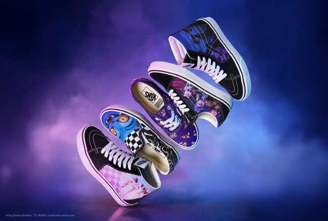 Vans x K-Pop Demon Hunters　Netflixで世界的な人気を誇るNetflix映画『KPOPガールズ! デーモン・ハンターズ』とのコラボレートコレクションが初登場