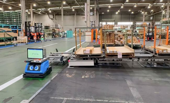 エクセディのAMRロボット「Neibo」、 LIXIL関東物流センターで本格稼働 フォークリフト2台分を削減、半年間事故・故障ゼロ