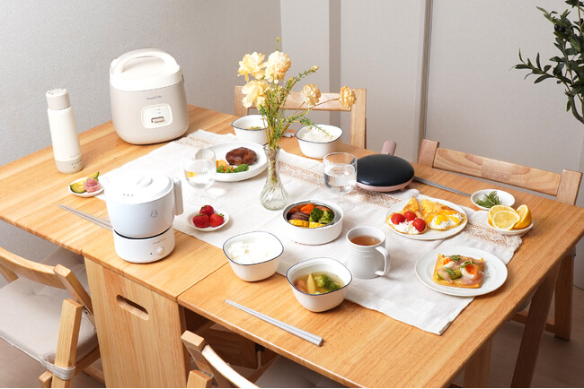 サンコーの新ブランド「ThankPan(サンクパン)」より第二弾　冬の食卓が楽しくなる『簡単操作炊飯器「ノラノラ」』『楽々収納電気鍋「コロン」』『お手軽クレープメーカー「ラ・クレープ」』を同時に新発売
