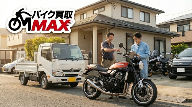 株式会社POIPOIは、中古バイク出張買取サービス「バイク買取MAX」をリリース。
