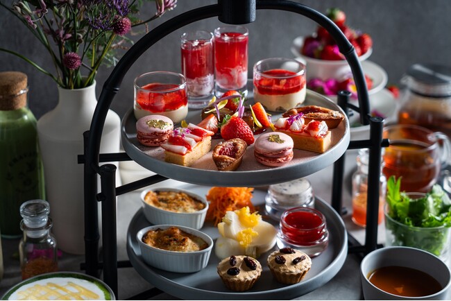 【CHAVATY】京都府産の摘みたて「完熟いちご」をふんだんに使用した、冬の嵐山限定「ストロベリーブリス・アフタヌーンティー」12月20日(土)より提供開始