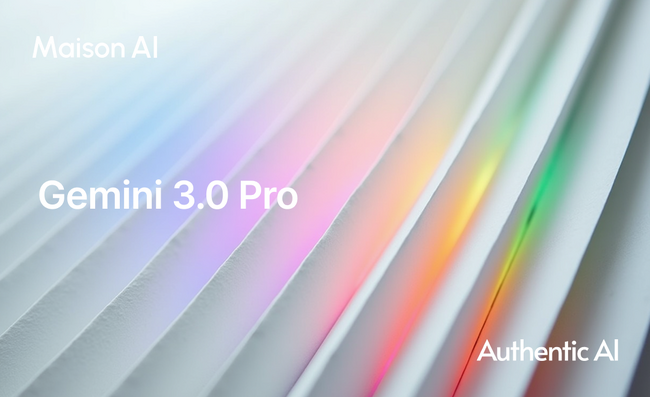 Google最新・最高性能モデル「Gemini 3 Pro」をMaison AIへ搭載。いつものAIエージェントが、「本質を射抜く、戦略的パートナー」へと進化する