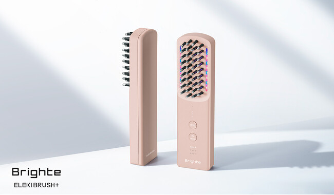 待望の新色！シリーズ累計75万個突破の美容家電ブランドBrighteの人気美顔器「ELEKI BRUSH＋」に初カラー〈ピンク〉が登場