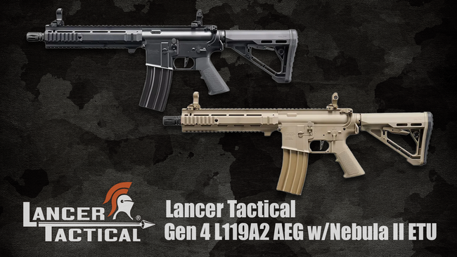 英国特殊部隊のライフルが“電子制御”されてモデルアップ！『LANCER TACTICAL Gen 4 L119A2 Nebula II』2025年1月上旬発売！圧倒的リアリティ電動ガンが登場！