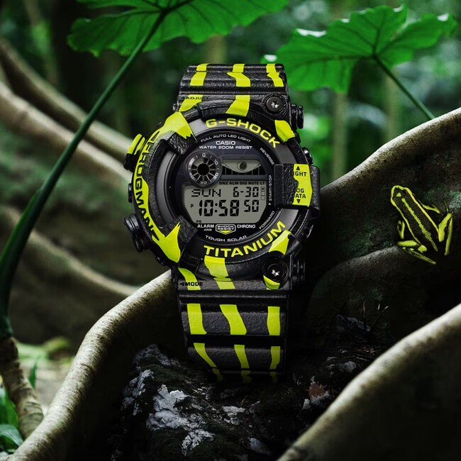 【12月5日発売】カシオ G-SHOCK FROGMAN「GW-8200TPF-1JR」― ミスジヤドクガエルをモチーフにした特別仕様